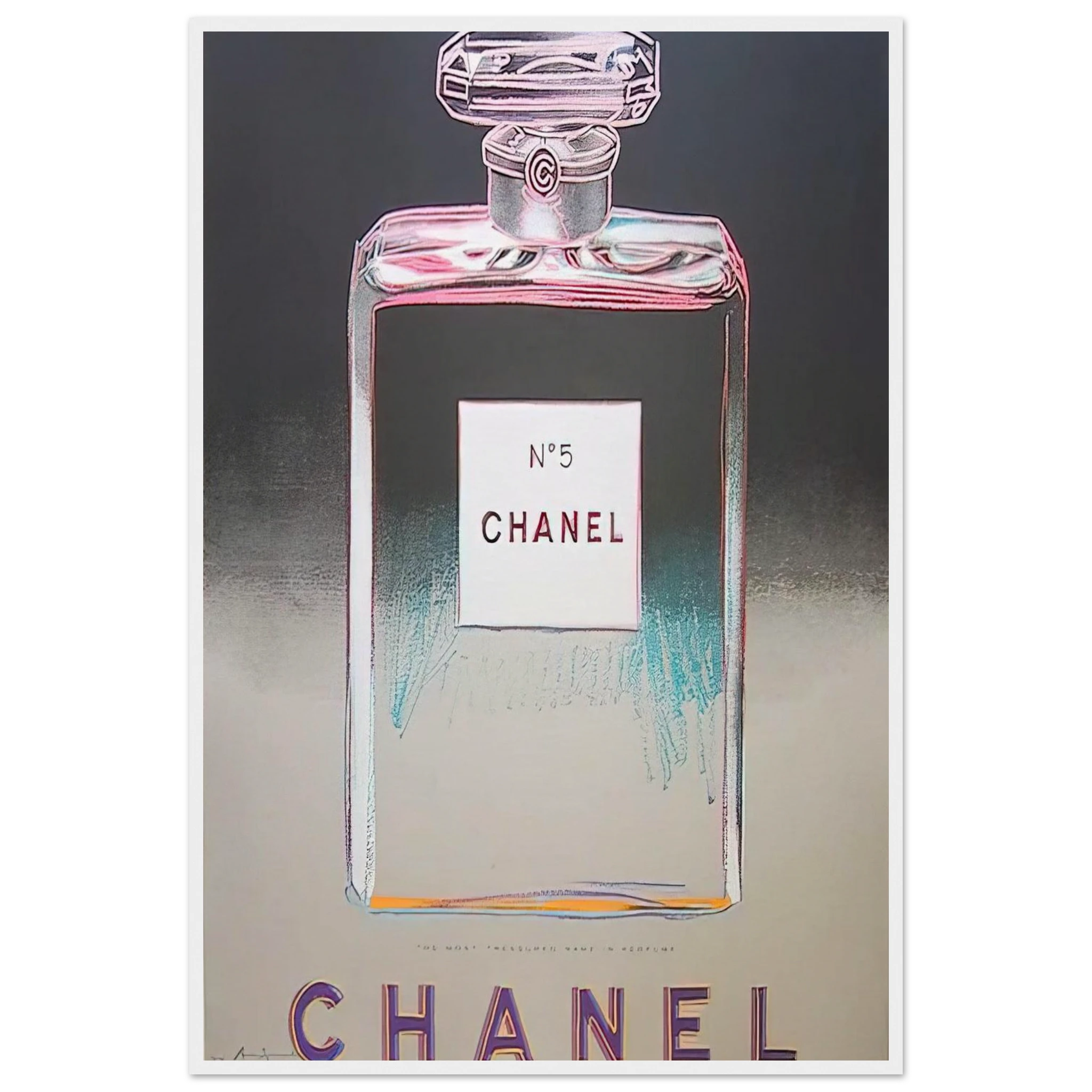 Chanel No. 5 Framed Poster | Andy Warhol Framed Prints Wall Art | Andy Warhol Prints