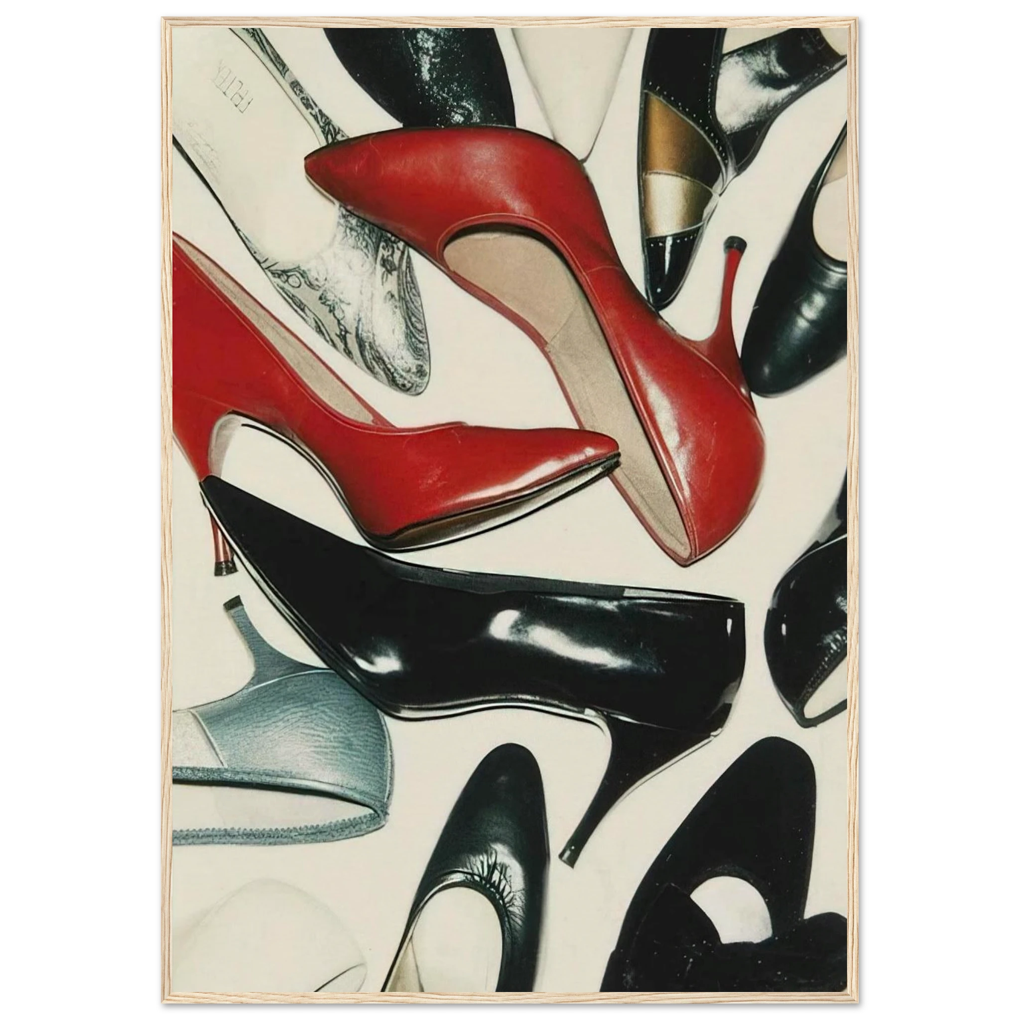 Shoes Framed Poster | Andy Warhol Framed Prints Wall Art | Andy Warhol Prints