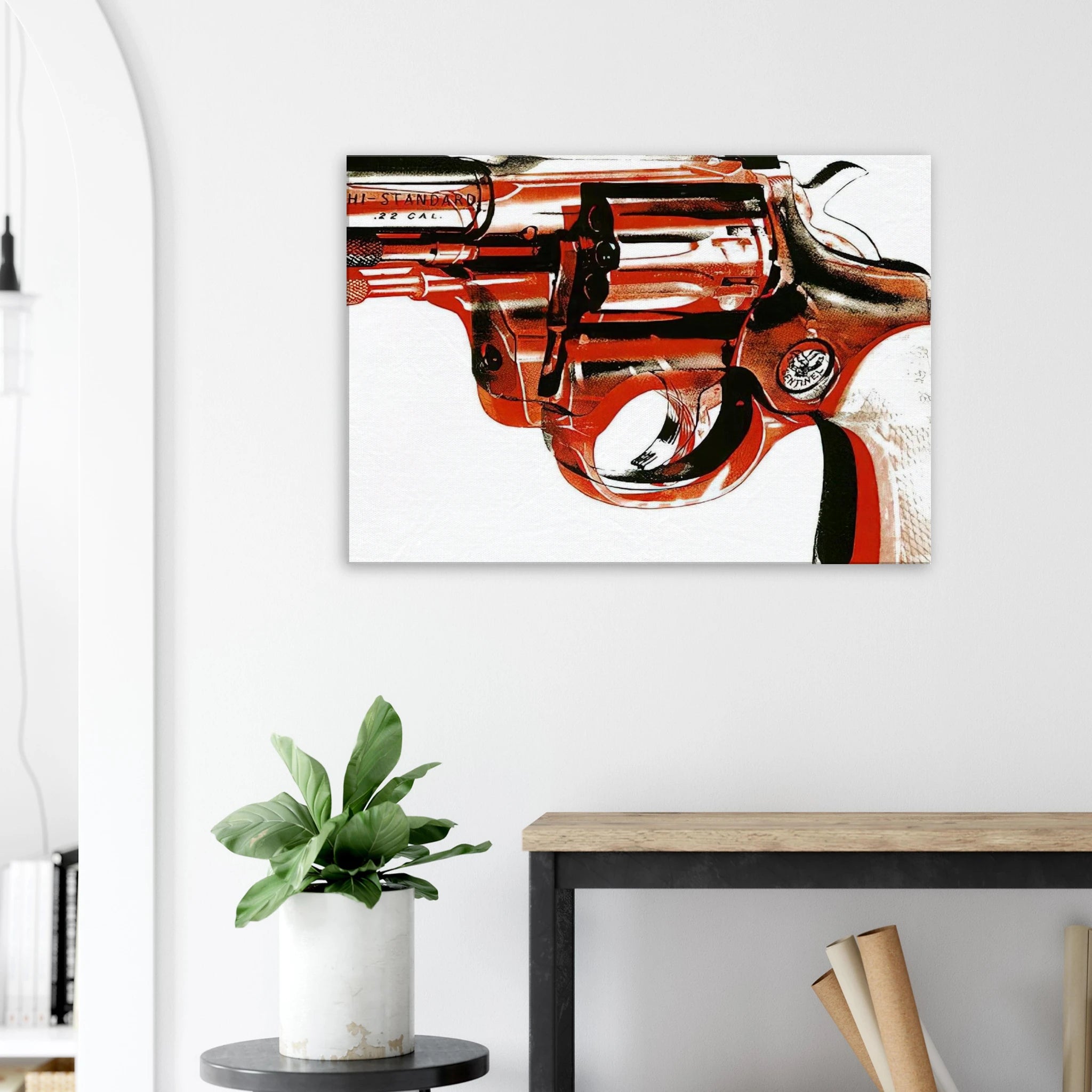Gun Canvas | Andy Warhol Canvas | Andy Warhol Prints