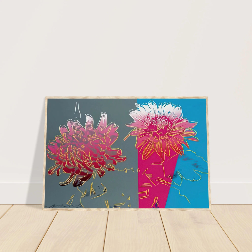 Kiku Framed Poster | Andy Warhol Framed Prints Wall Art | Andy Warhol Prints