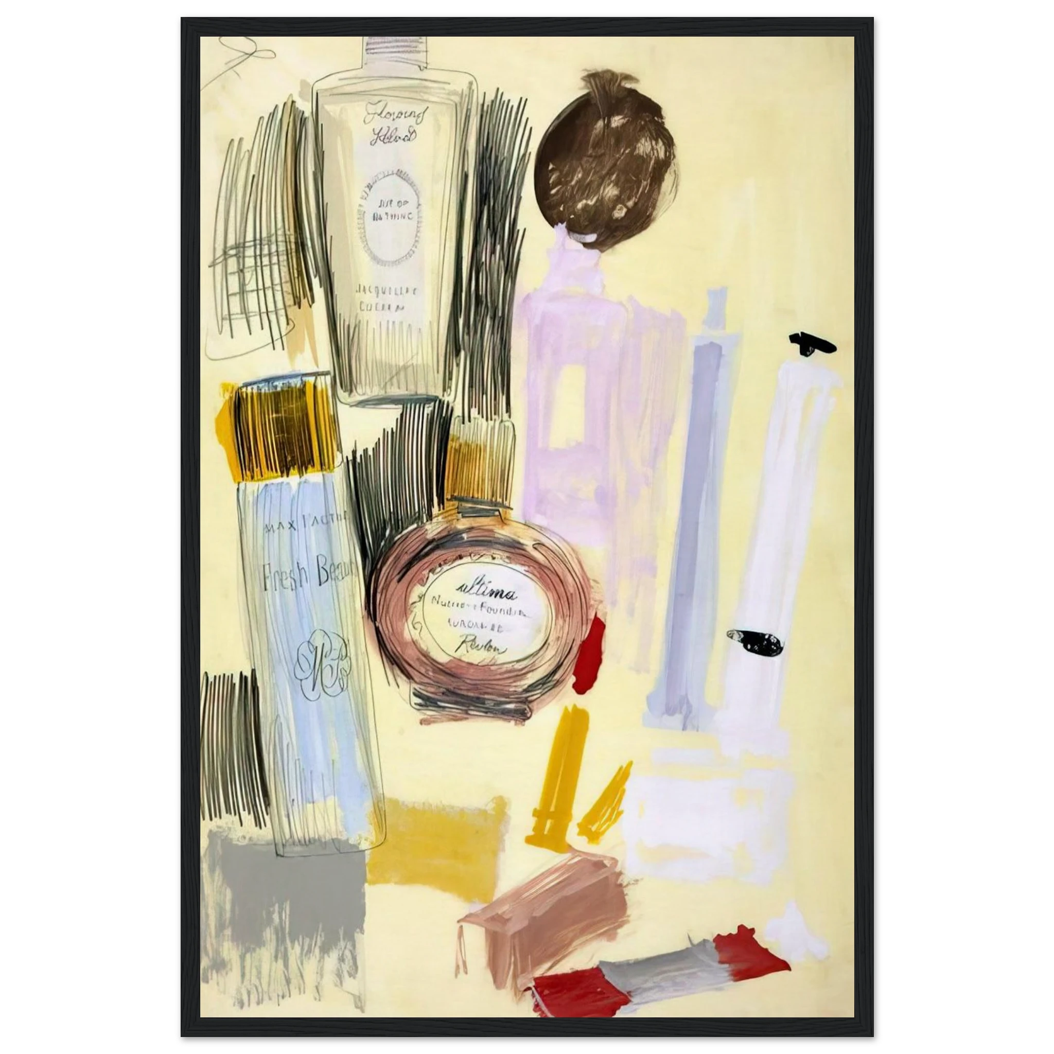 Untitled  Beauty Products  Framed Poster | Andy Warhol Framed Prints Wall Art | Andy Warhol Prints