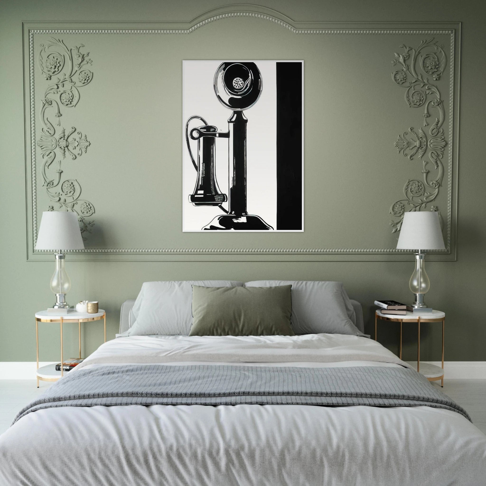 Telephone Framed Poster | Andy Warhol Framed Prints Wall Art | Andy Warhol Prints