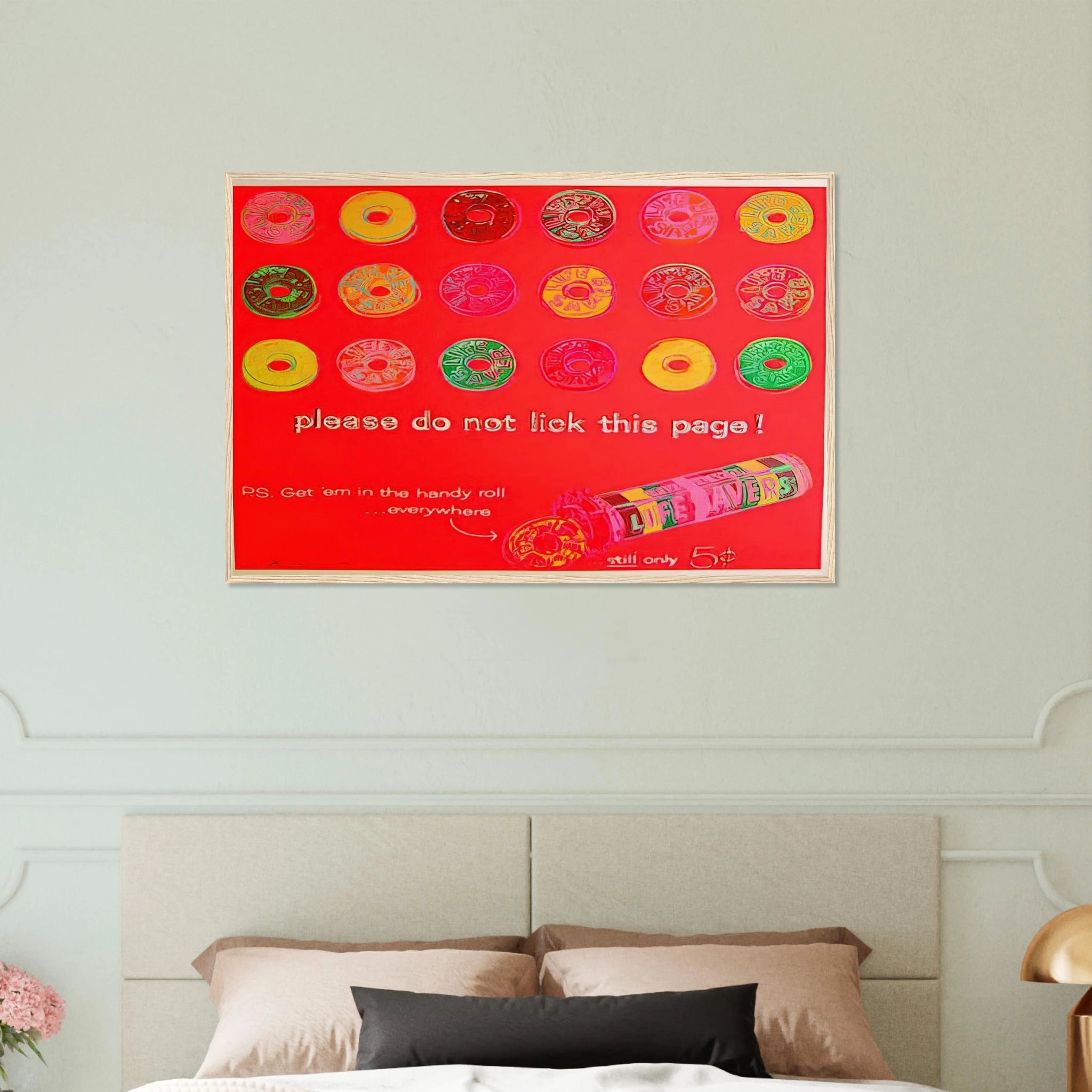 Life Savers Framed Poster | Andy Warhol Framed Prints Wall Art | Andy Warhol Prints