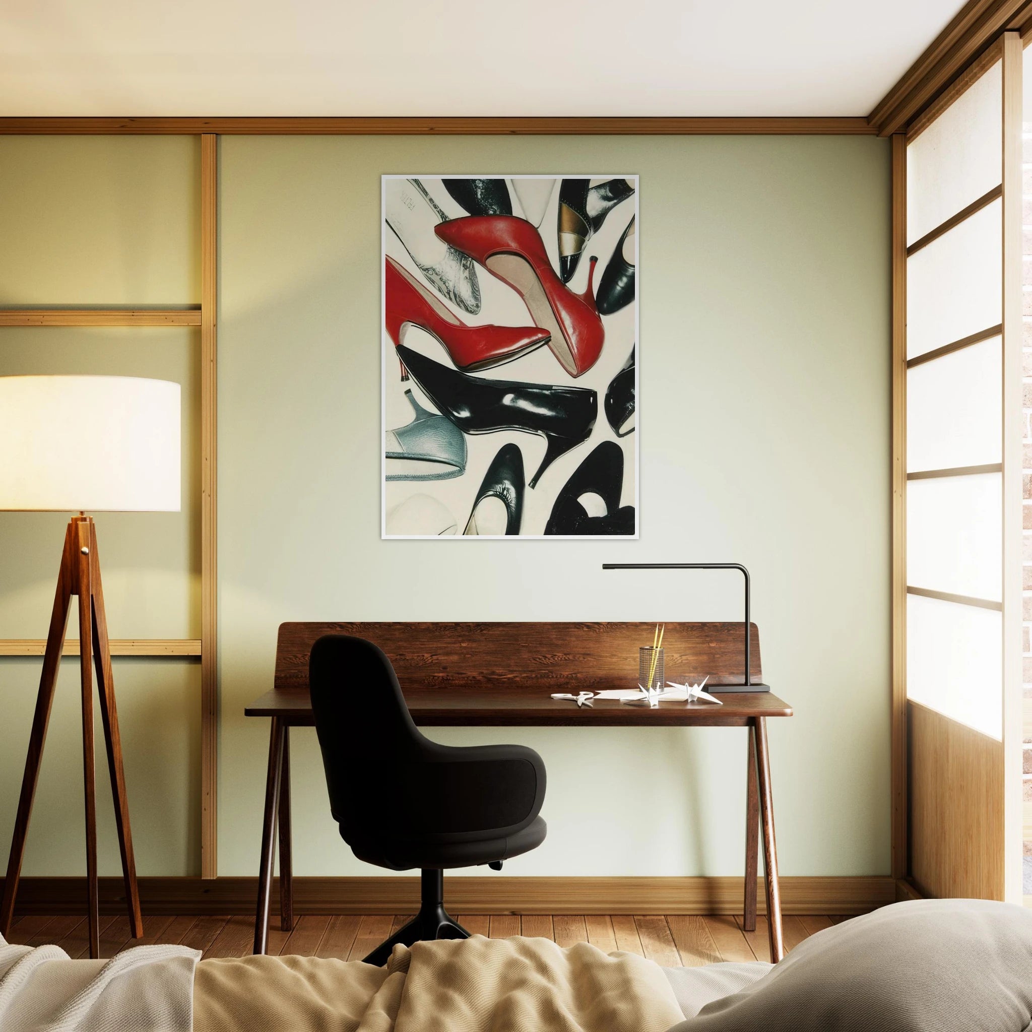 Shoes Framed Poster | Andy Warhol Framed Prints Wall Art | Andy Warhol Prints