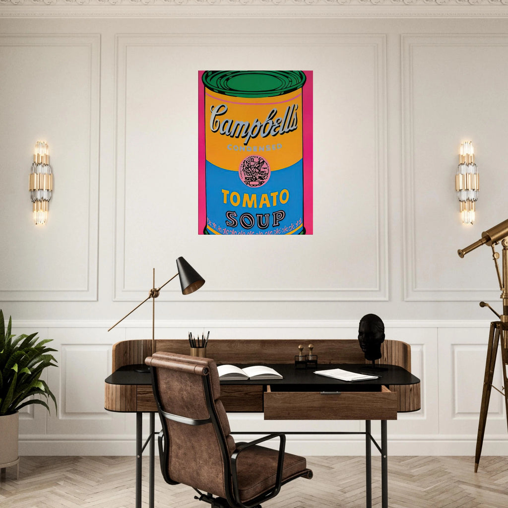 Campbell's Soup Can  Canvas | Andy Warhol Canvas | Andy Warhol Prints