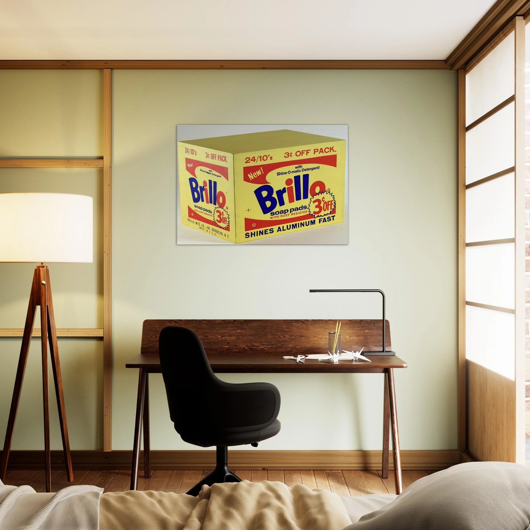 Brillo Box  3c Off  Canvas | Andy Warhol Canvas | Andy Warhol Prints