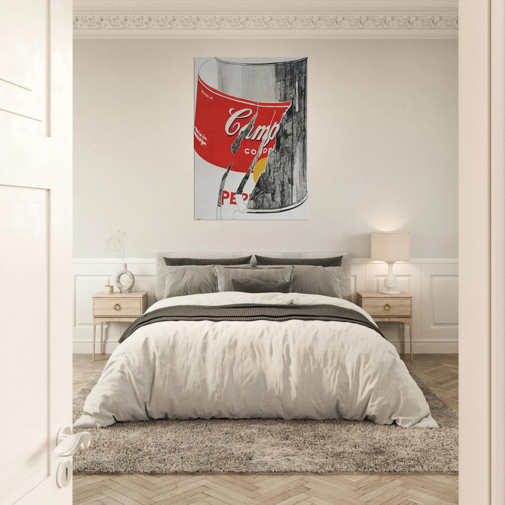 Big Torn Campbell's Soup Can  Pepper Pot  Canvas | Andy Warhol Canvas | Andy Warhol Prints