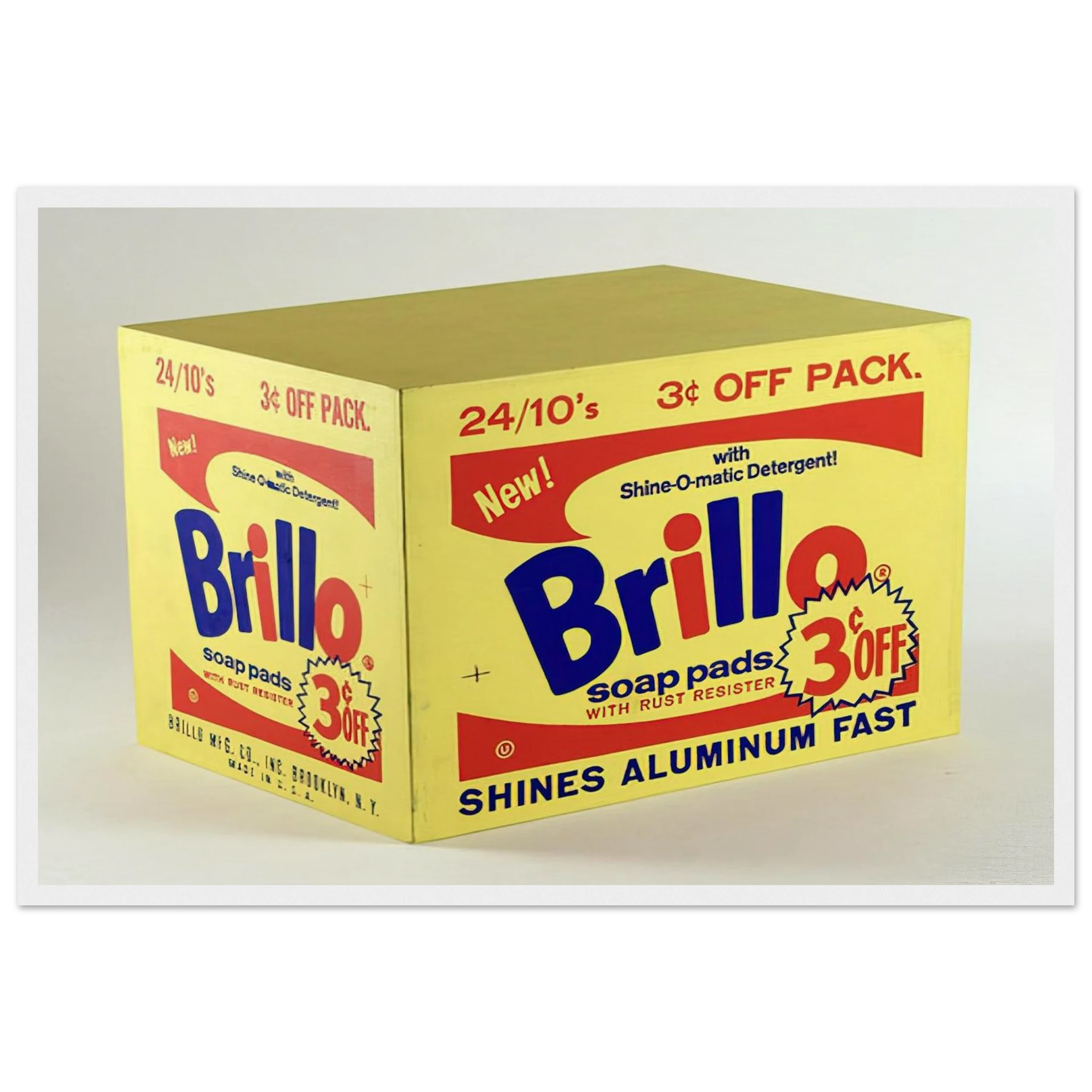 Brillo Box  3c Off  Framed Poster | Andy Warhol Framed Prints Wall Art | Andy Warhol Prints