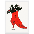 Untitled  red Boot Wit Holly  Framed Poster | Andy Warhol Framed Prints Wall Art | Andy Warhol Prints