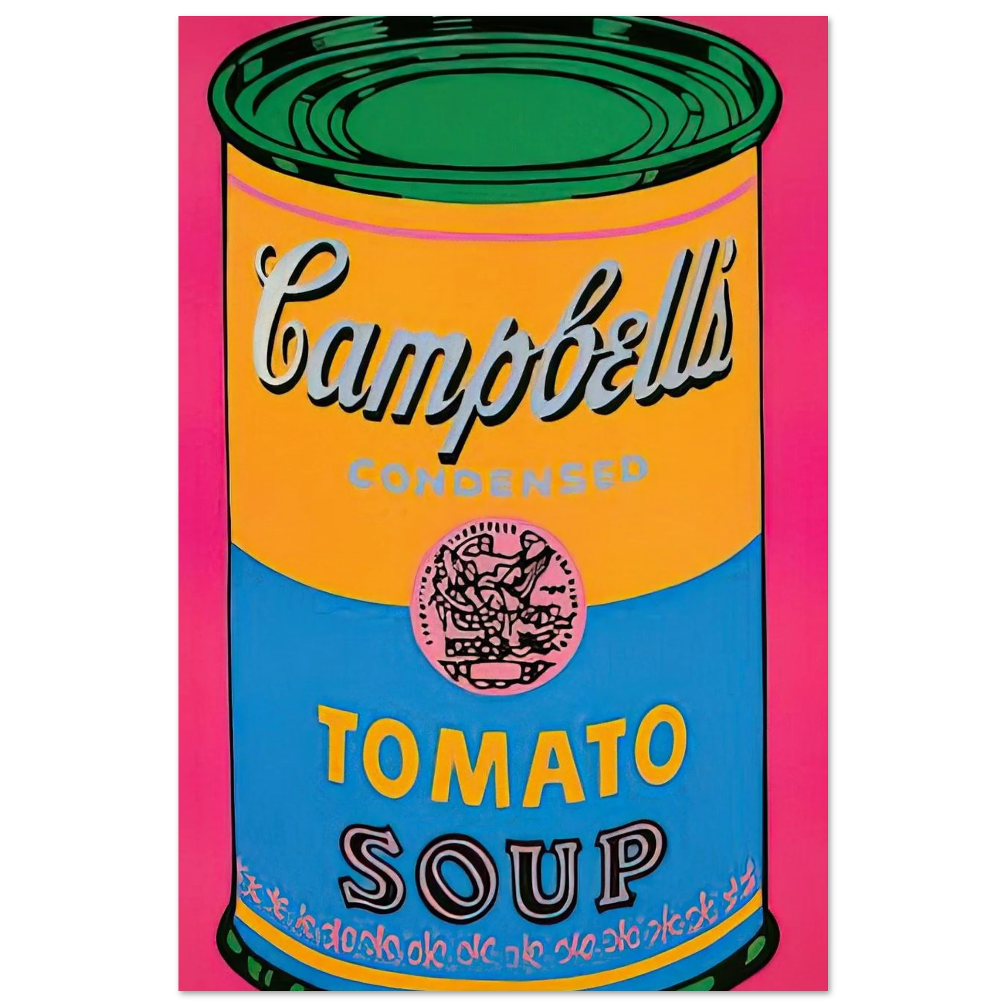 Campbell's Soup Can  Poster | Andy Warhol Poster | Andy Warhol Prints
