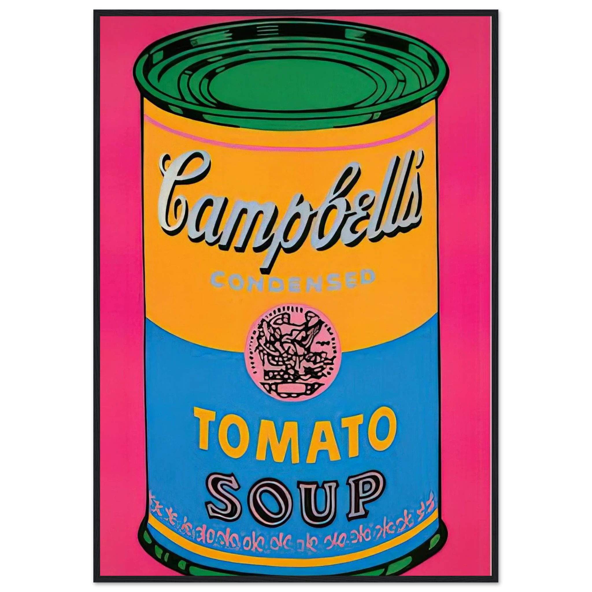 Campbell's Soup Can  Framed Poster | Andy Warhol Framed Prints Wall Art | Andy Warhol Prints