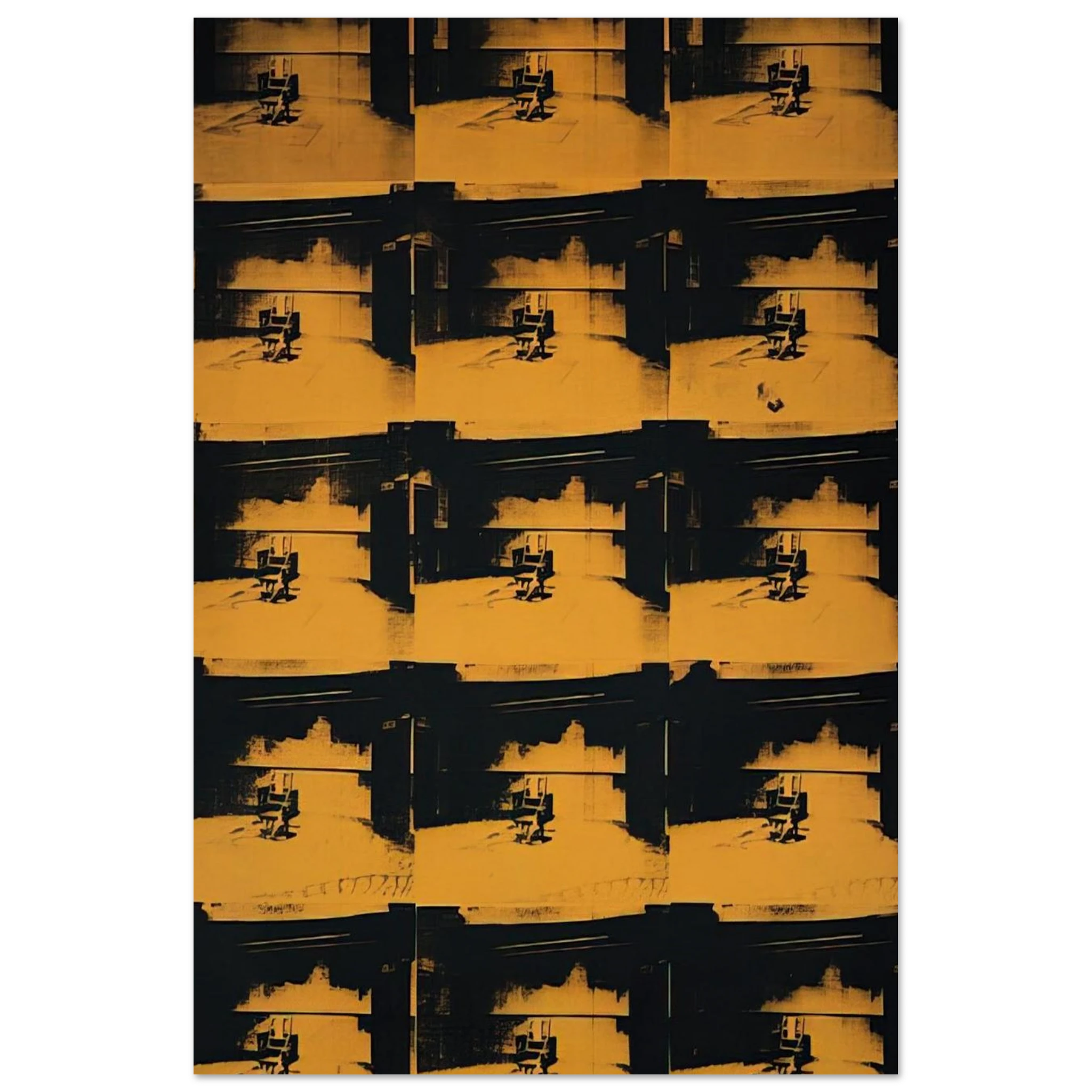 Orange Disaster Poster | Andy Warhol Poster | Andy Warhol Prints
