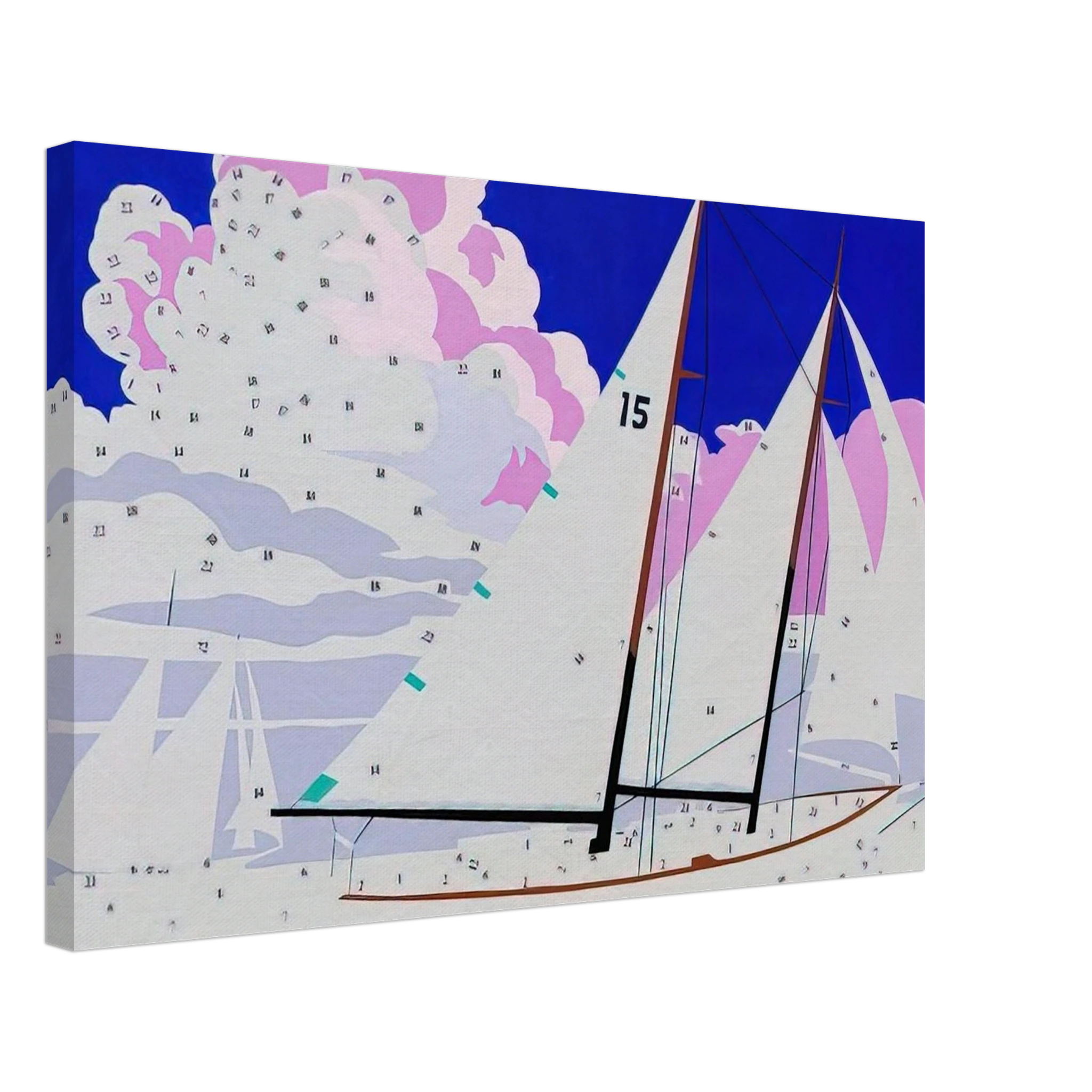 Do It Yourself  Sailboats  Canvas | Andy Warhol Canvas | Andy Warhol Prints