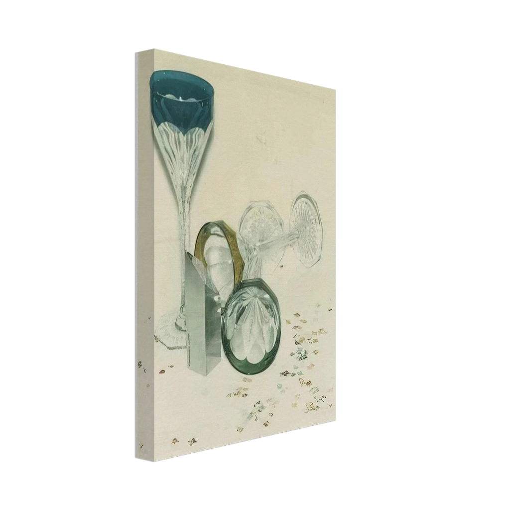 Committee 2000 Champagne Glasses Canvas | Andy Warhol Canvas | Andy Warhol Prints