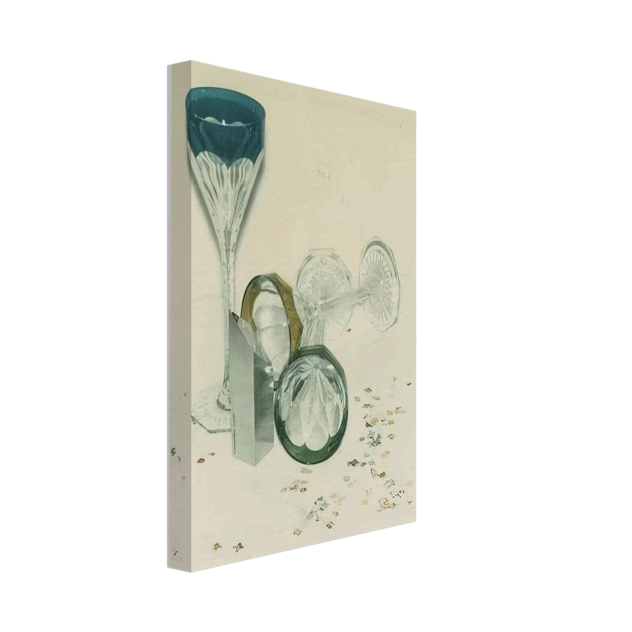 Committee 2000 Champagne Glasses Canvas | Andy Warhol Canvas | Andy Warhol Prints