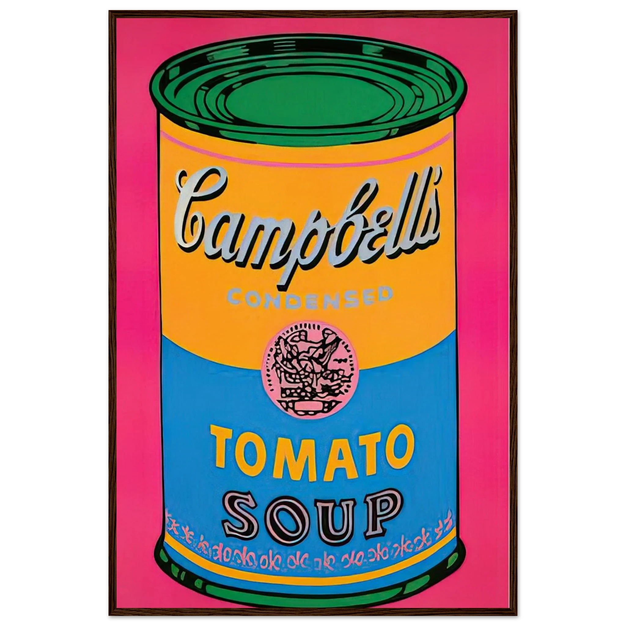 Campbell's Soup Can  Framed Poster | Andy Warhol Framed Prints Wall Art | Andy Warhol Prints