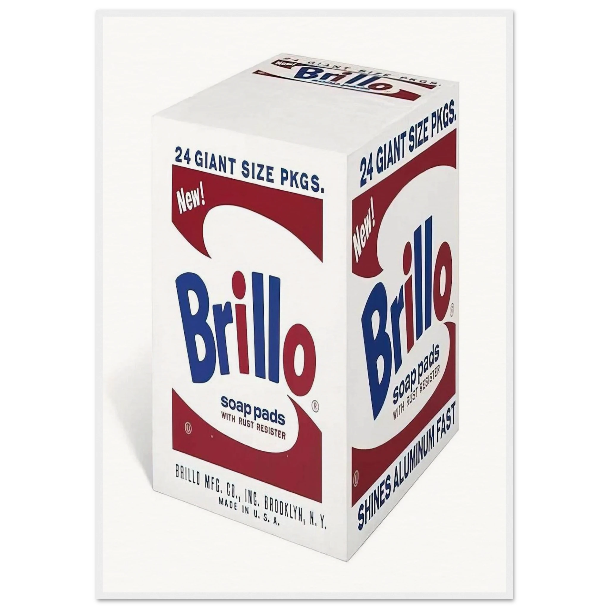 Brillo Soap Pads Framed Poster | Andy Warhol Framed Prints Wall Art | Andy Warhol Prints