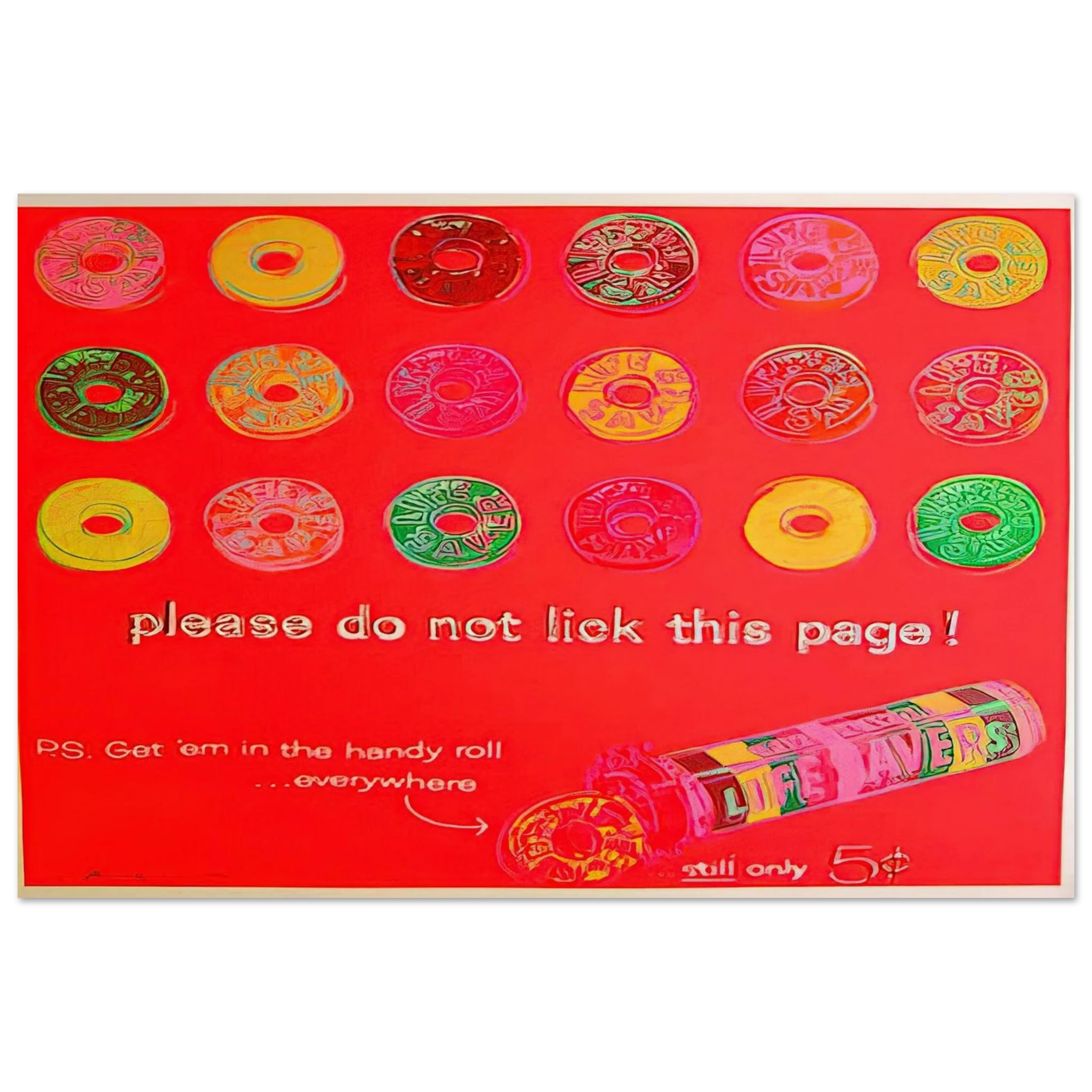 Life Savers Poster | Andy Warhol Poster | Andy Warhol Prints
