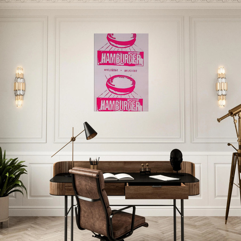 Double Hamburger Canvas | Andy Warhol Canvas | Andy Warhol Prints