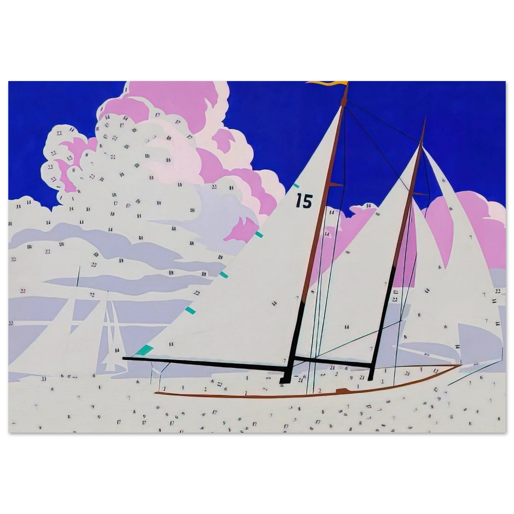 Do It Yourself  Sailboats  Poster | Andy Warhol Poster | Andy Warhol Prints