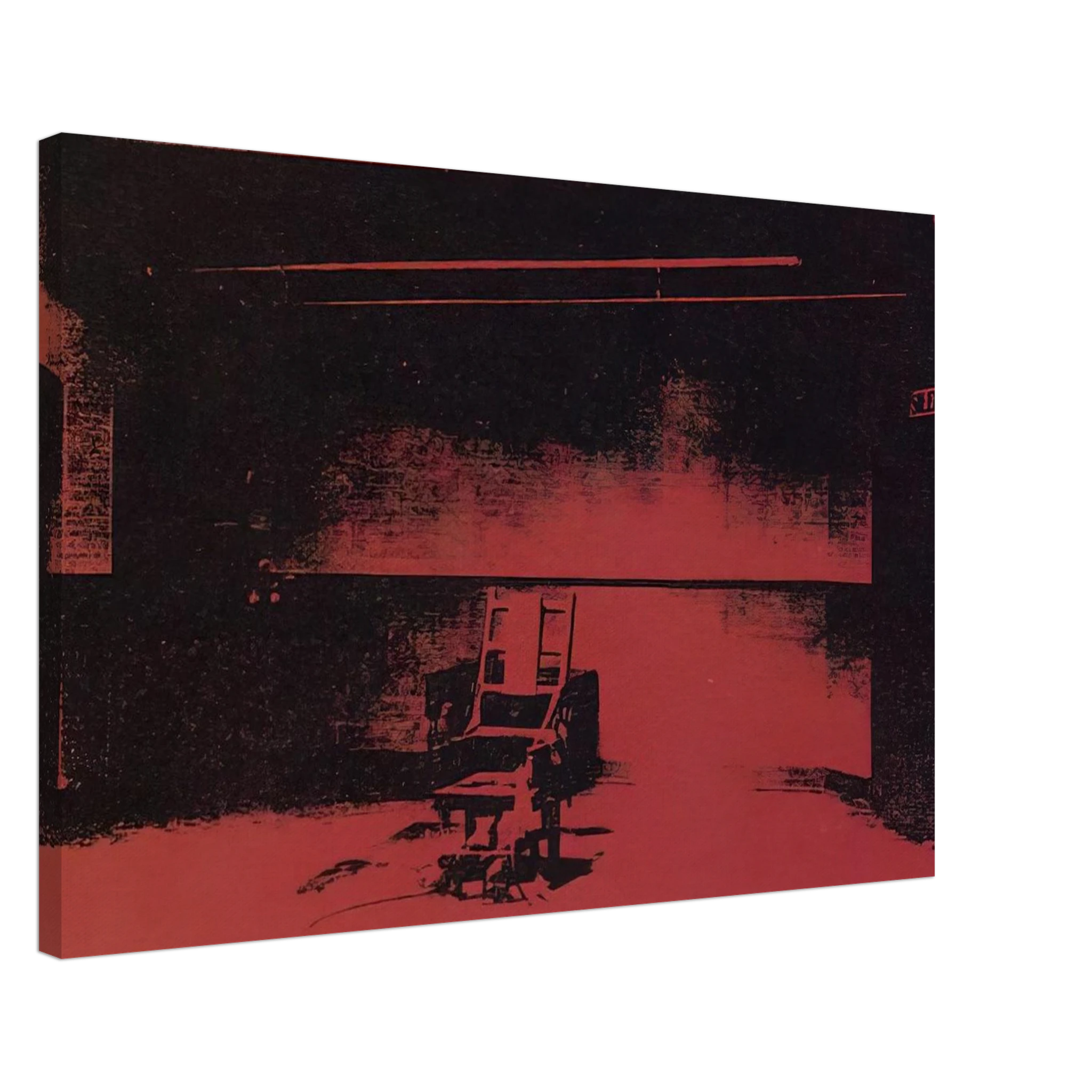 Early electric chair Canvas | Andy Warhol Canvas | Andy Warhol Prints