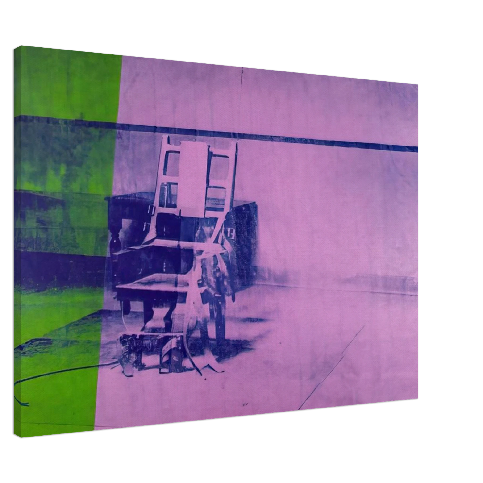 Big electric chair Canvas | Andy Warhol Canvas | Andy Warhol Prints