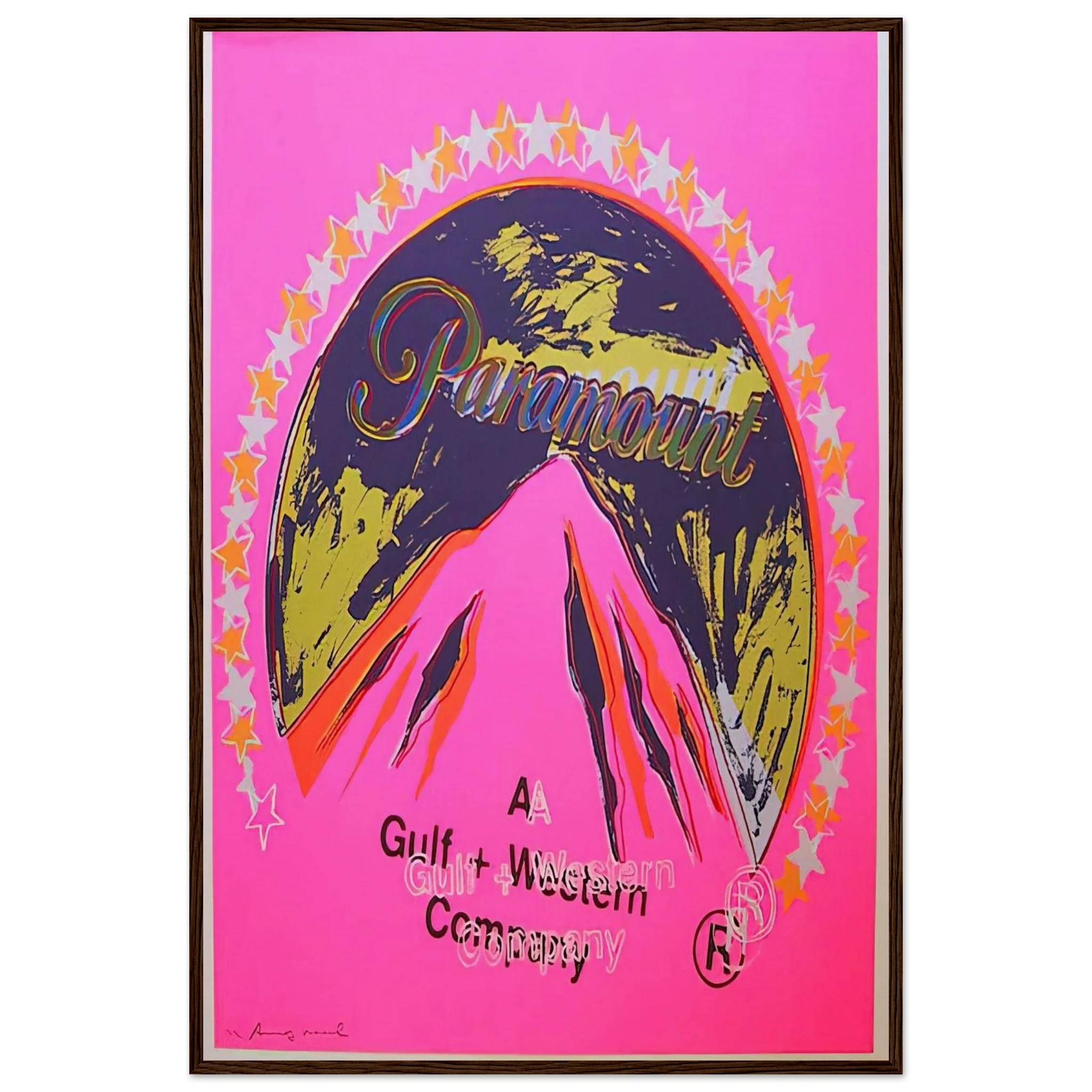 Paramount Framed Poster | Andy Warhol Framed Prints Wall Art | Andy Warhol Prints