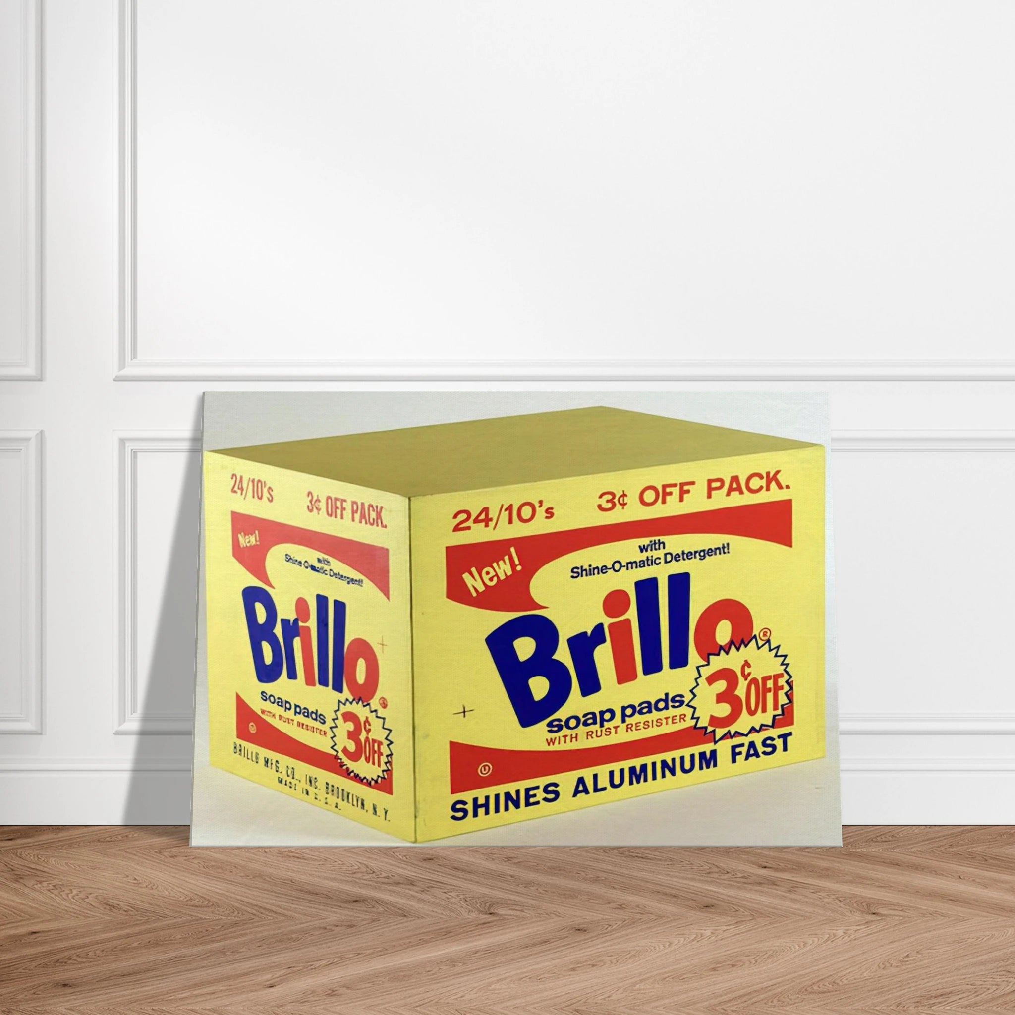 Brillo Box  3c Off  Canvas | Andy Warhol Canvas | Andy Warhol Prints