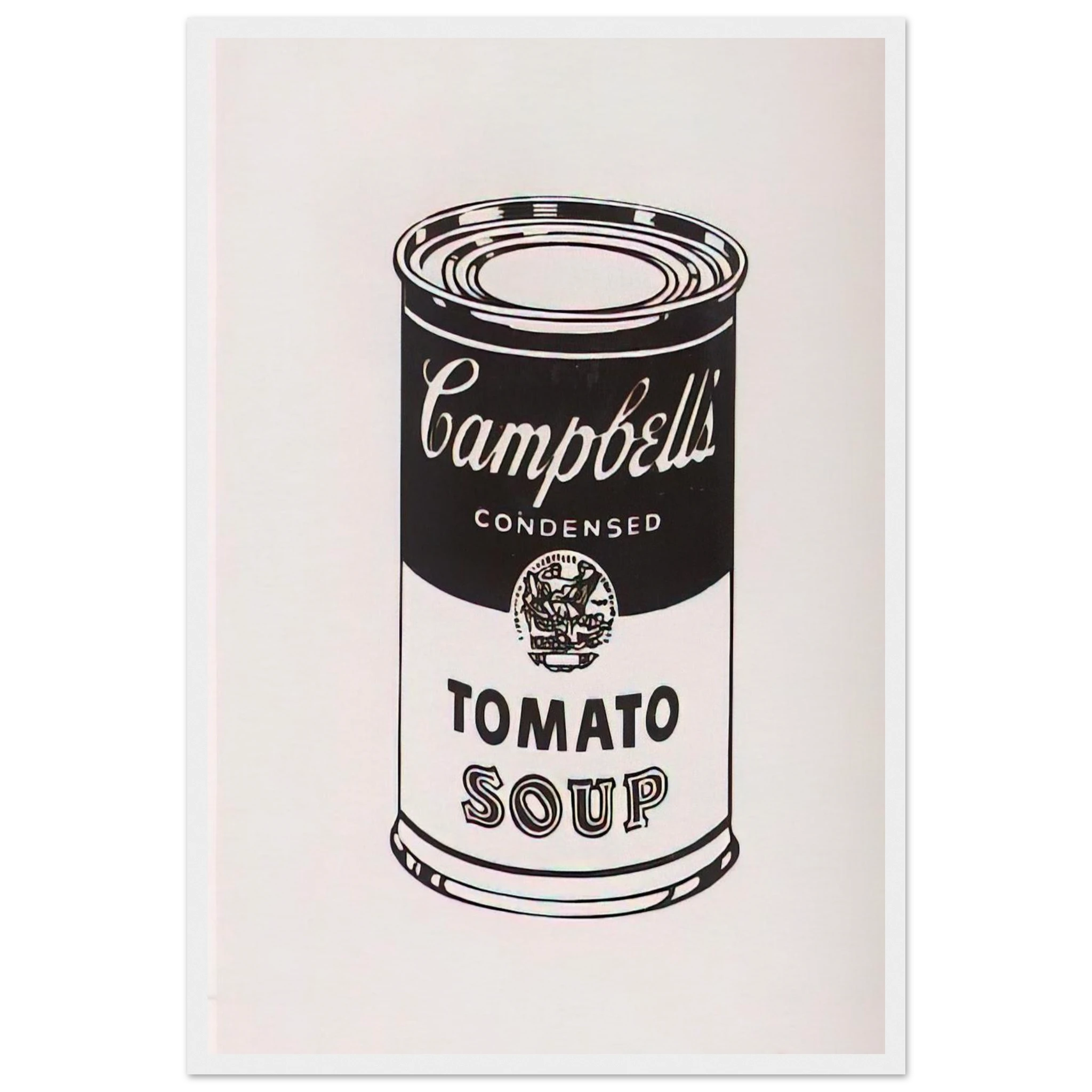 Campbell's Soup Can  Tomato -Retrospective Series Framed Poster | Andy Warhol Framed Prints Wall Art | Andy Warhol Prints