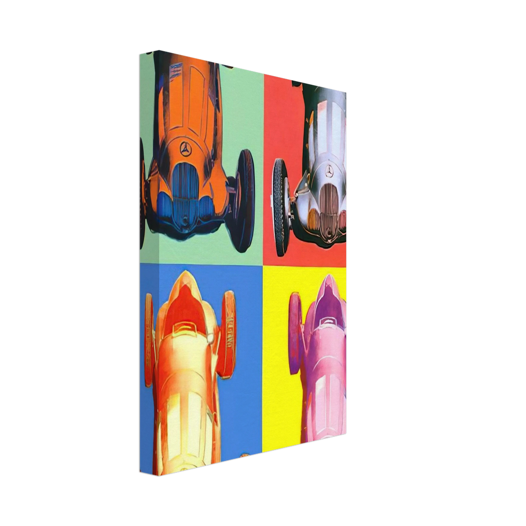 Benz Racing Car Canvas | Andy Warhol Canvas | Andy Warhol Prints