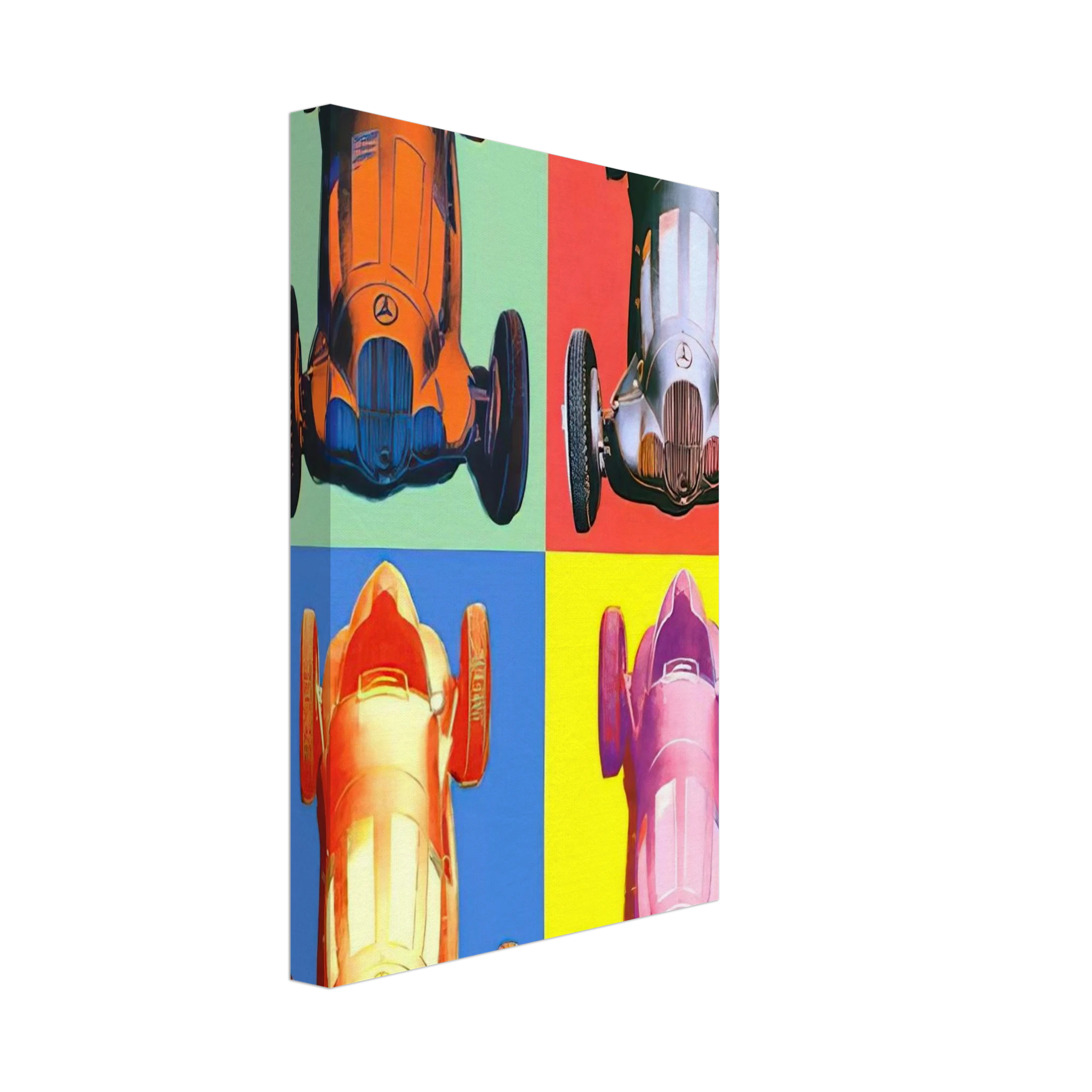 Benz Racing Car Canvas | Andy Warhol Canvas | Andy Warhol Prints