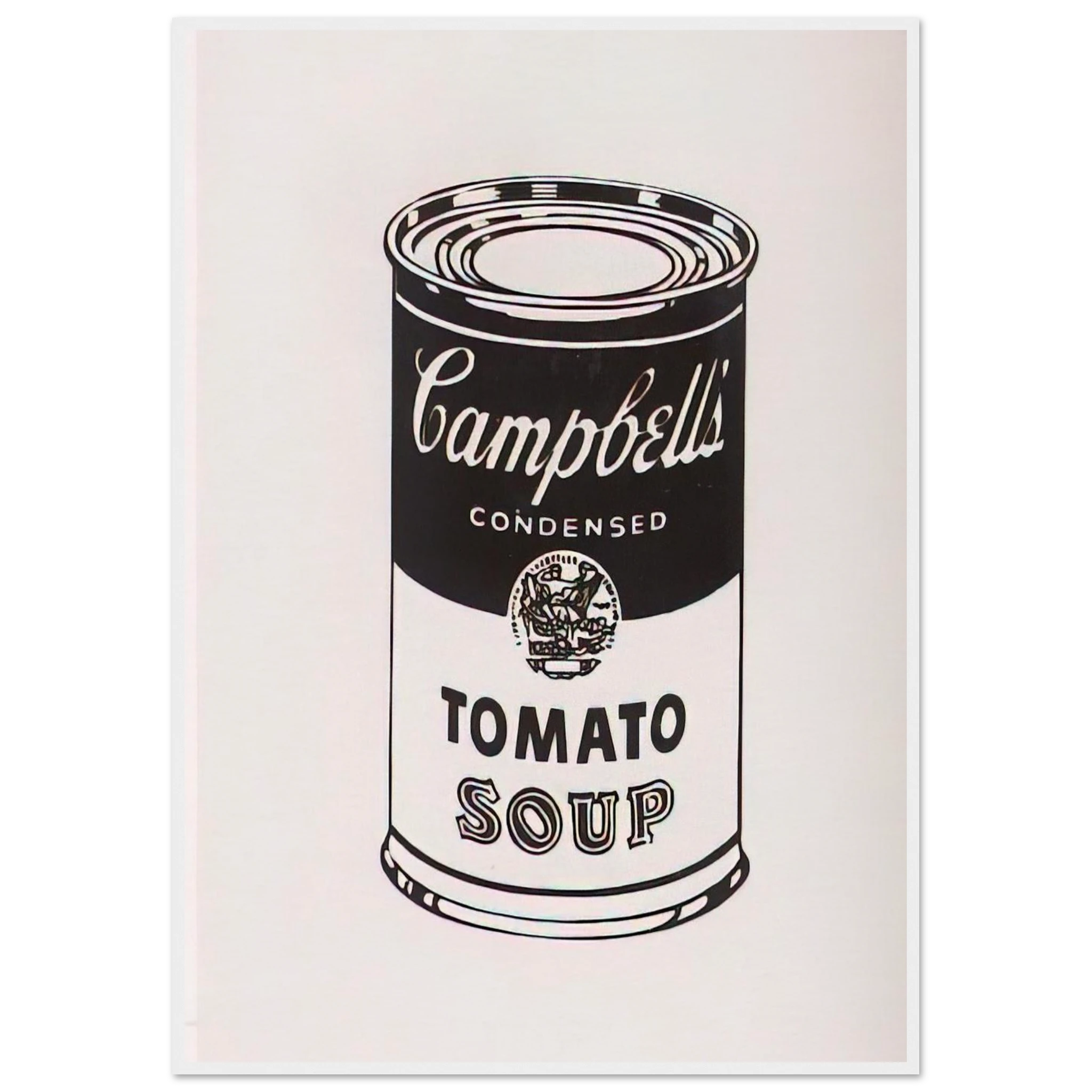 Campbell's Soup Can  Tomato -Retrospective Series Framed Poster | Andy Warhol Framed Prints Wall Art | Andy Warhol Prints
