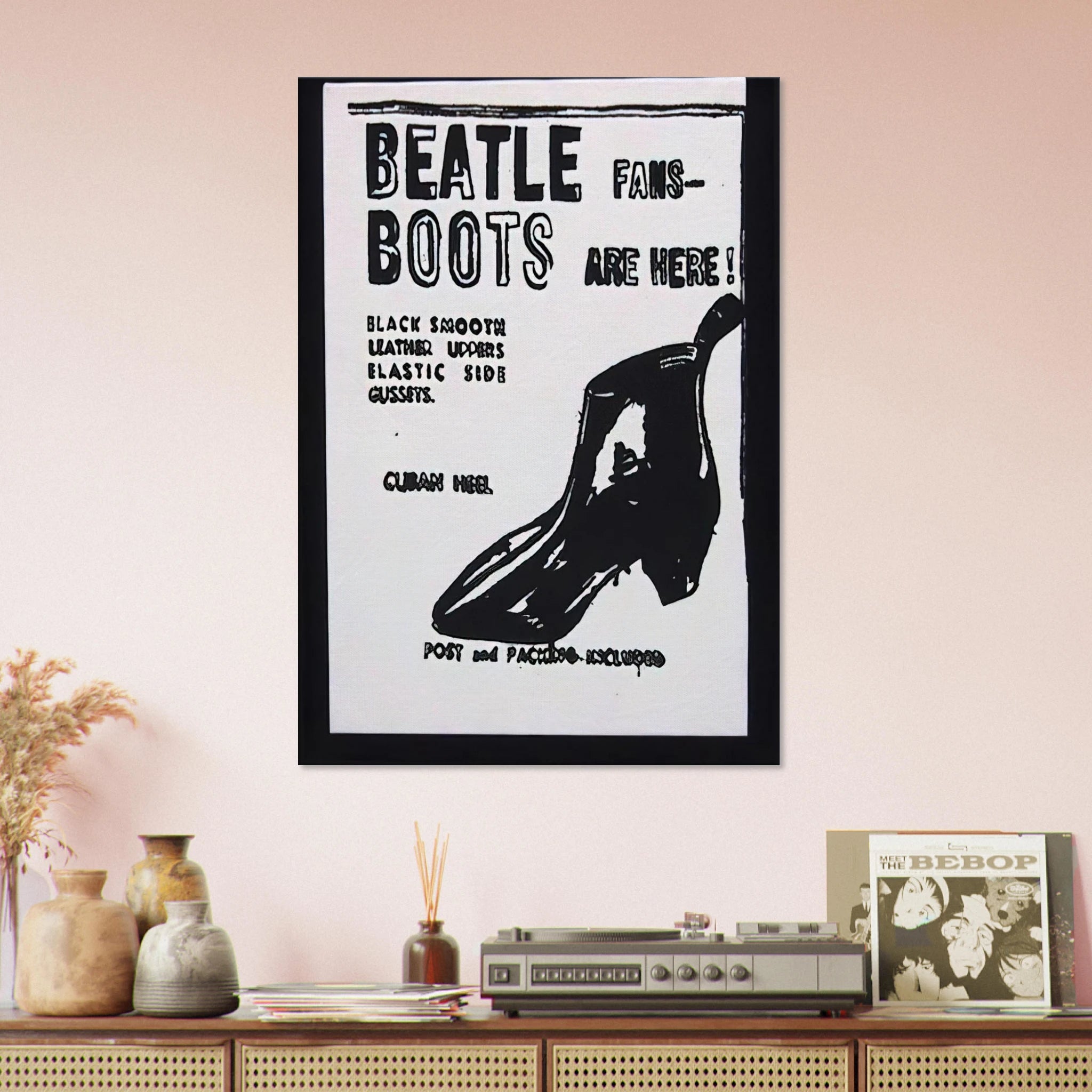 Beatle Boots Canvas | Andy Warhol Canvas | Andy Warhol Prints