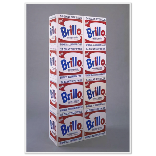 Brillo Soap Pads Boxes Framed Poster | Andy Warhol Framed Prints Wall Art | Andy Warhol Prints