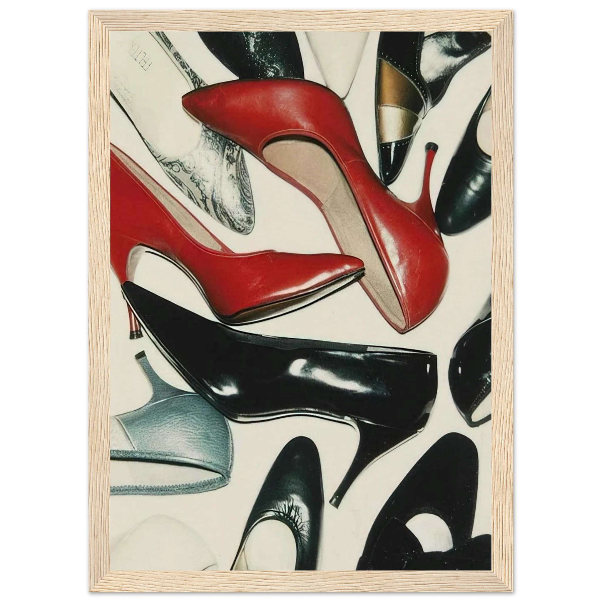 Shoes Framed Poster | Andy Warhol Framed Prints Wall Art | Andy Warhol Prints