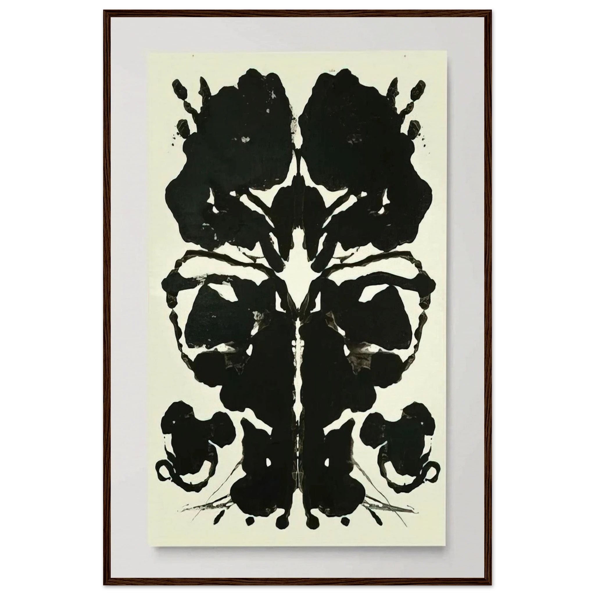 Rorschach Framed Poster | Andy Warhol Framed Prints Wall Art | Andy Warhol Prints