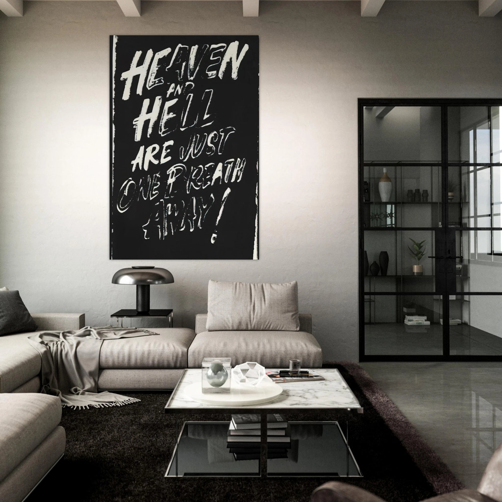Heaven and Hell Are Just One Breath Away! Poster | Andy Warhol Poster | Andy Warhol Prints