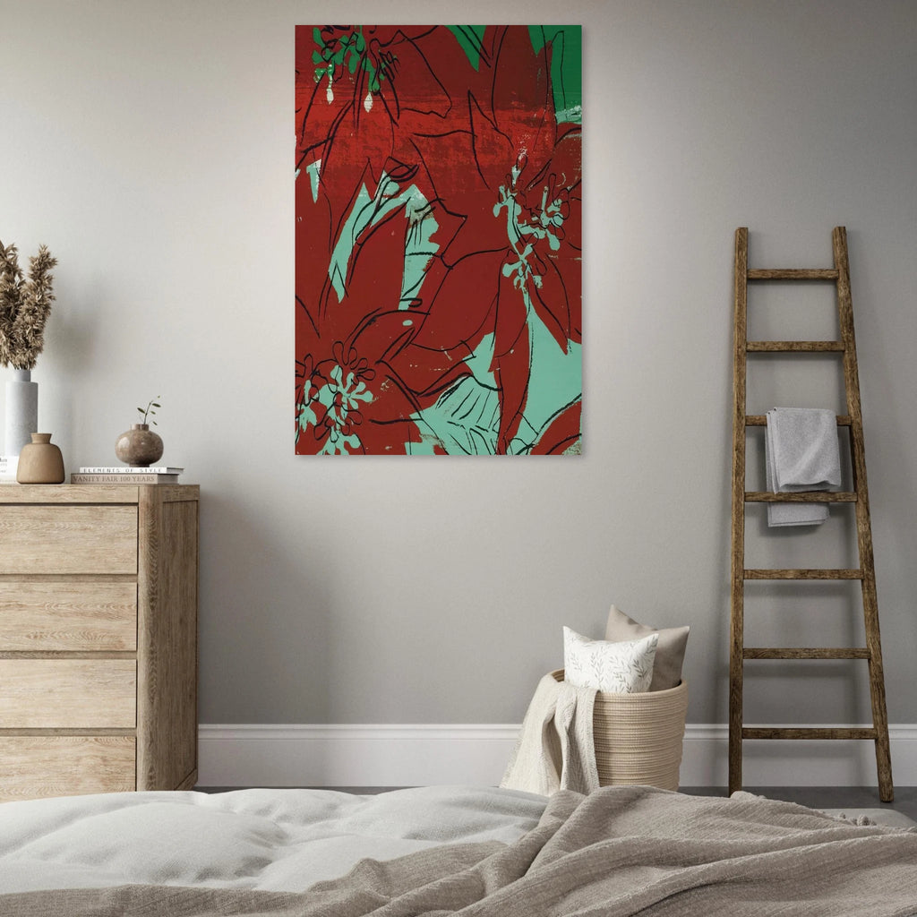 Poinsettias Poster | Andy Warhol Poster | Andy Warhol Prints