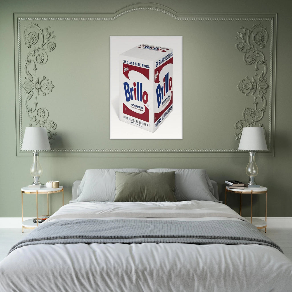 Brillo Soap Pads Framed Poster | Andy Warhol Framed Prints Wall Art | Andy Warhol Prints