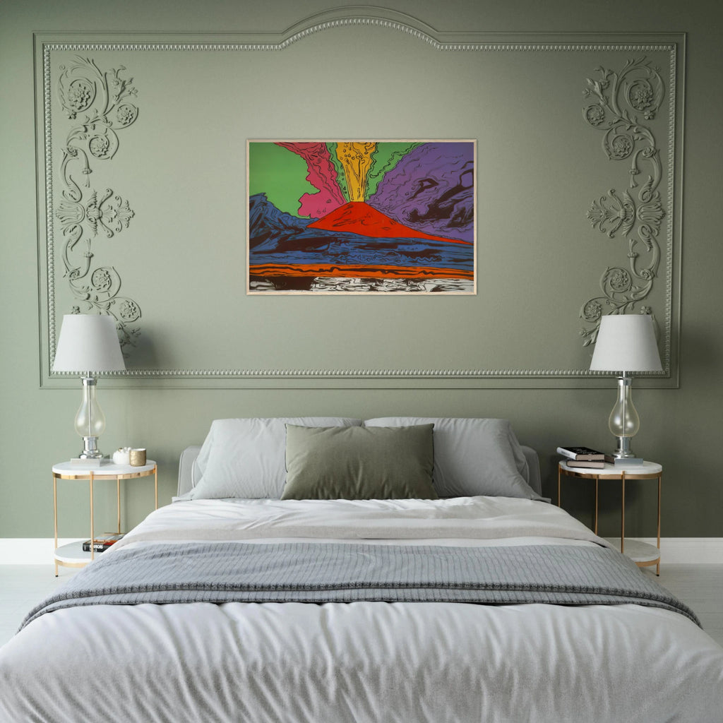 Vesuvius Framed Poster | Andy Warhol Framed Prints Wall Art | Andy Warhol Prints