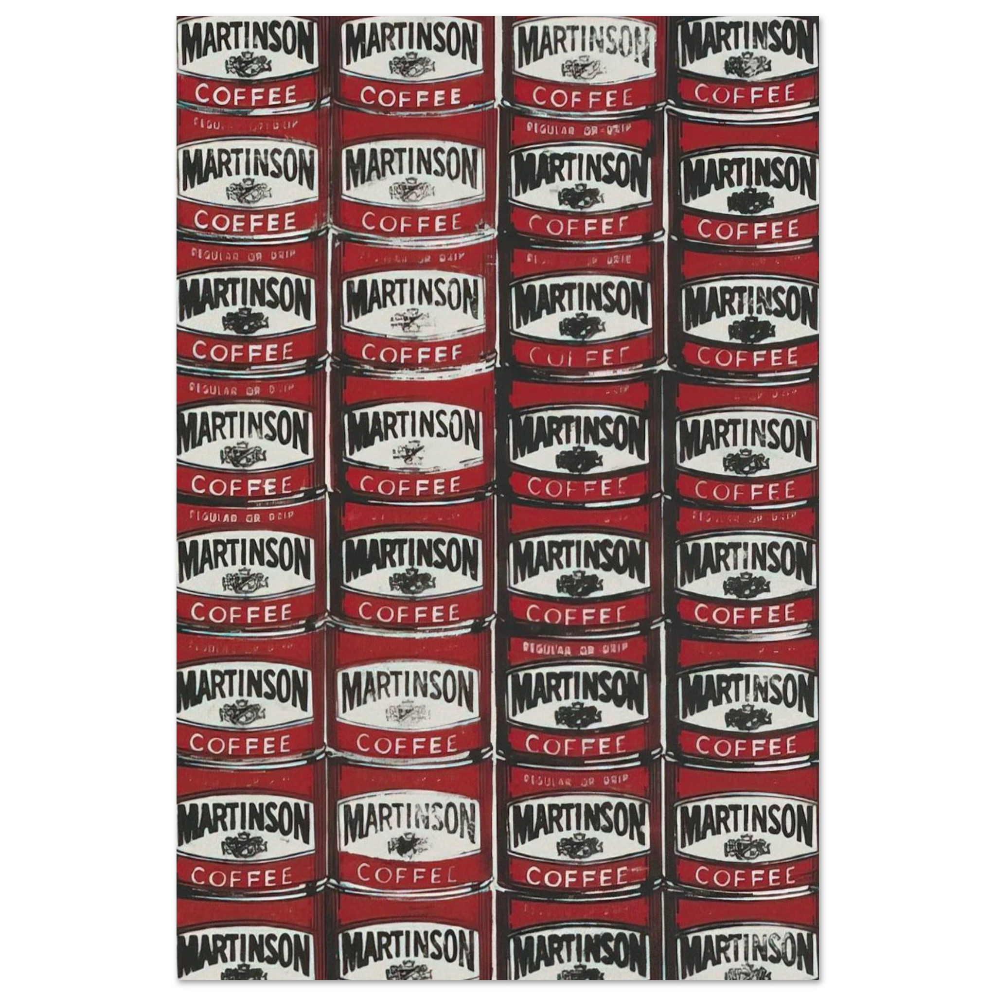 Martinson Coffee Poster | Andy Warhol Poster | Andy Warhol Prints