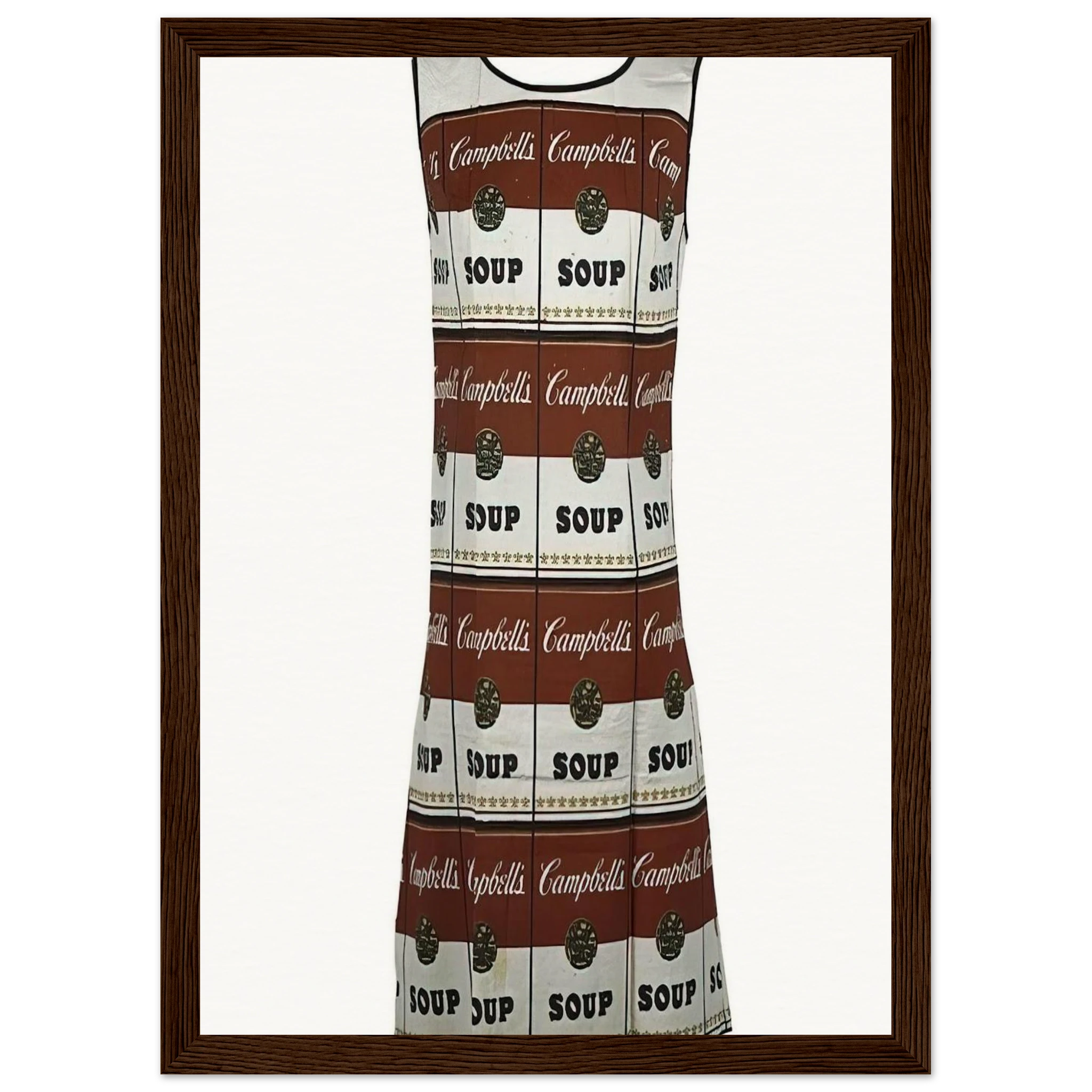 The Souper Dress Framed Poster | Andy Warhol Framed Prints Wall Art | Andy Warhol Prints