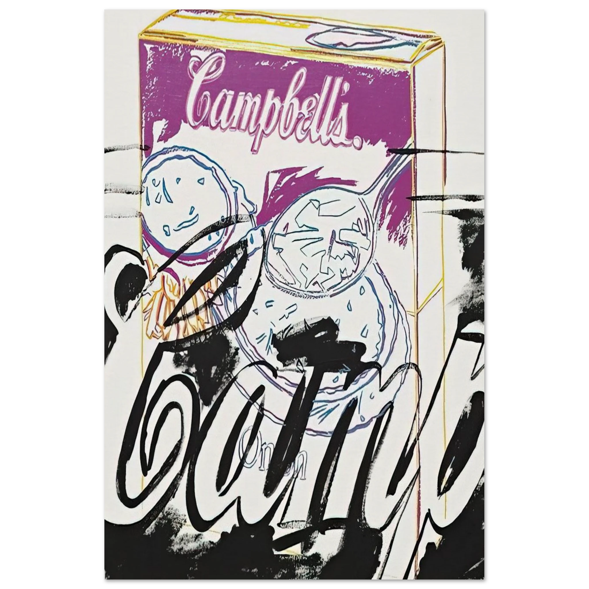 Campell's Onion Soup Box Poster | Andy Warhol Poster | Andy Warhol Prints