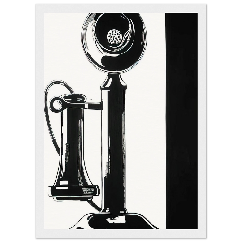 Telephone Framed Poster | Andy Warhol Framed Prints Wall Art | Andy Warhol Prints