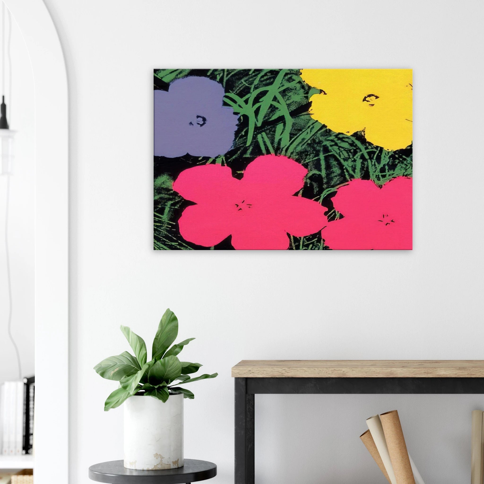 Flowers Canvas | Andy Warhol Canvas | Andy Warhol Prints