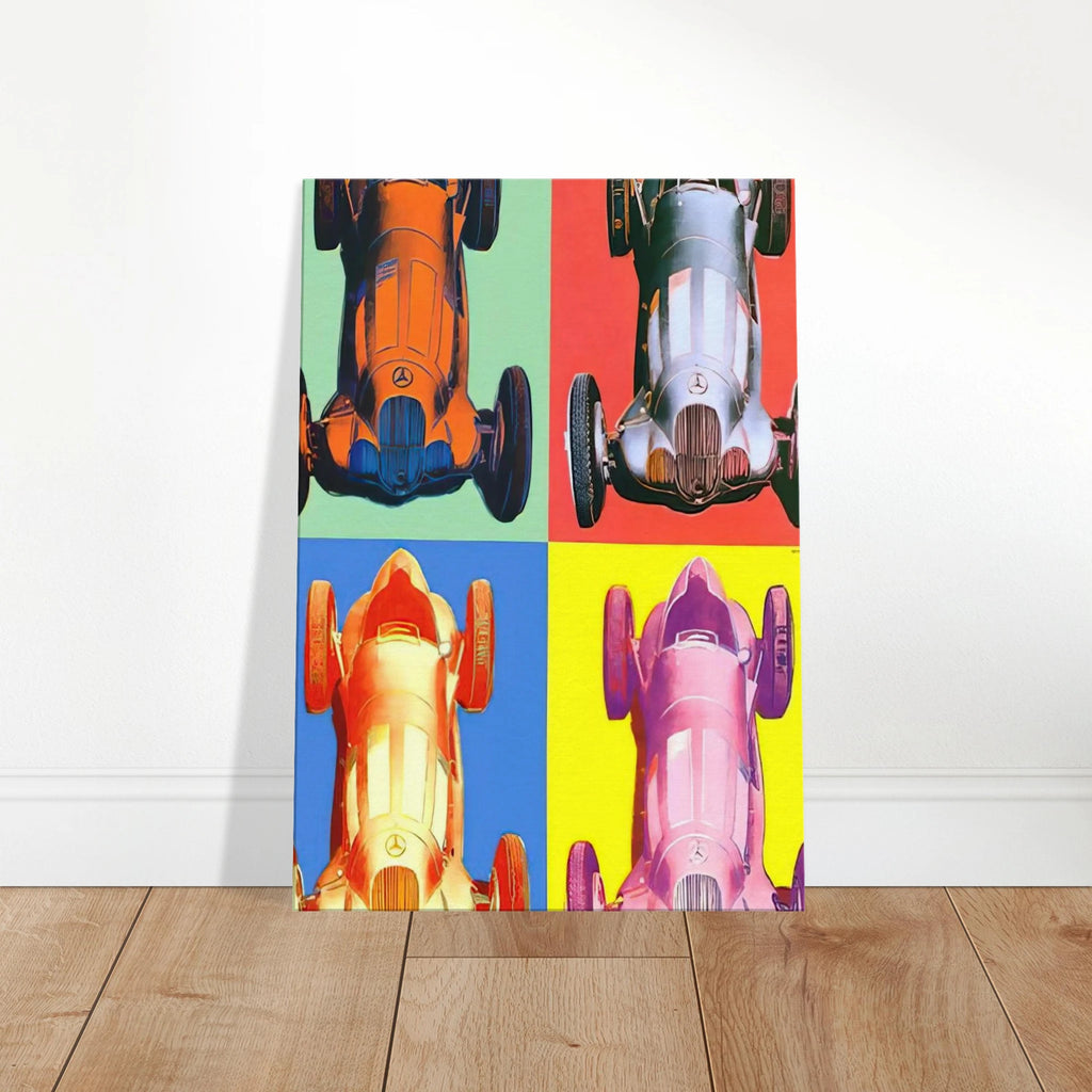 Benz Racing Car Canvas | Andy Warhol Canvas | Andy Warhol Prints