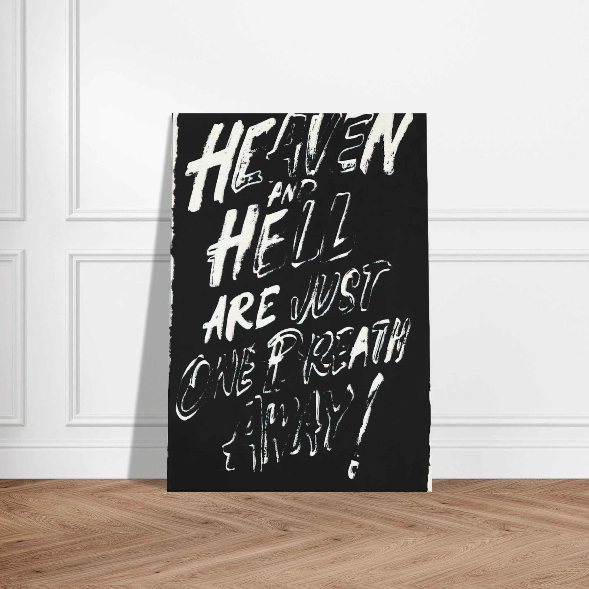 Heaven and Hell Are Just One Breath Away! Canvas | Andy Warhol Canvas | Andy Warhol Prints