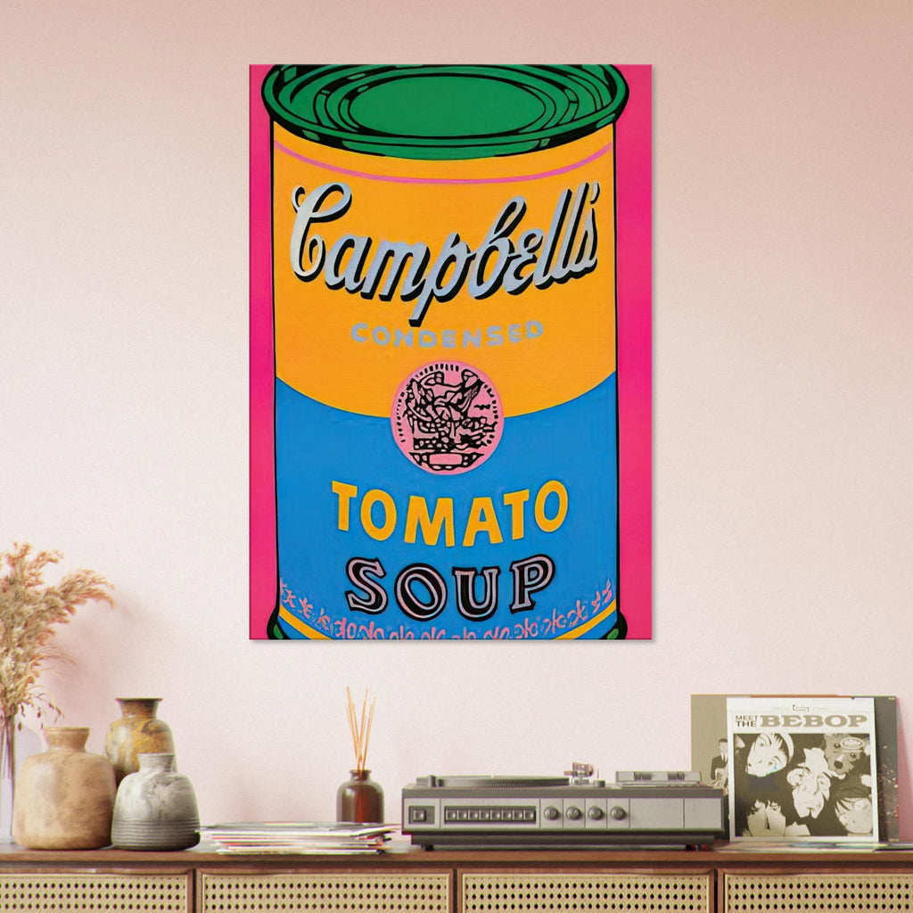 Campbell's Soup Can  Canvas | Andy Warhol Canvas | Andy Warhol Prints