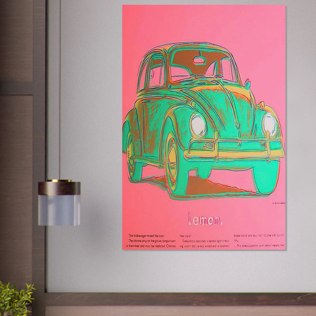 Volkswagen Poster | Andy Warhol Poster | Andy Warhol Prints