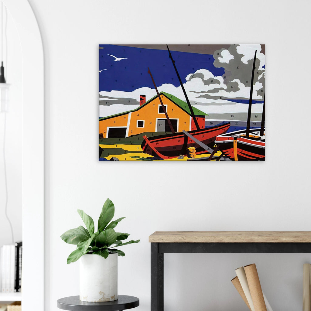 Do It Yourself  Seascape  Canvas | Andy Warhol Canvas | Andy Warhol Prints
